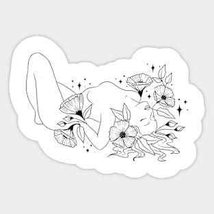 Floral Feminine Divine Sticker